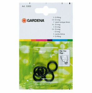O-ring for Original GARDENA System Contents: 5 pieces 9 mm