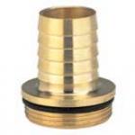 GARDENA Threaded Hose Coupling, 1-piece, with collar and O-ring