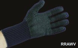 RRAWV Rękawice 30% wełna/ 70% akryl,nakrapiane PVC, rozmiar 7, 50 par