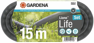 Wąż tekstylny Liano™ Life 15m - zestaw